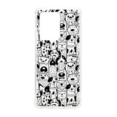 Seamless-pattern-with-black-white-doodle-dogs Samsung Galaxy S20 Ultra 6 9 Inch Tpu Uv Case by Salman4z