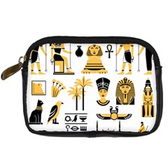 Egypt-symbols-decorative-icons-set Digital Camera Leather Case by Salman4z