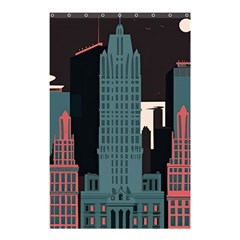New York City Nyc Skyline Cityscape Shower Curtain 48  X 72  (small)  by Ravend