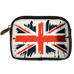 Union Jack England Uk United Kingdom London Digital Camera Leather Case