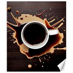 Coffee Cafe Espresso Drink Beverage Canvas 8  X 10  by Ravend