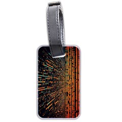 Data Abstract Abstract Background Background Luggage Tag (two Sides)