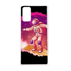 Astronaut-spacesuit-standing-surfboard-surfing-milky-way-stars Samsung Galaxy Note 20 Tpu Uv Case by Salman4z
