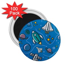 About-space-seamless-pattern 2 25  Magnets (100 Pack)  by Salman4z