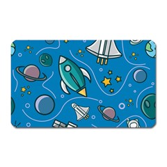 About-space-seamless-pattern Magnet (rectangular) by Salman4z