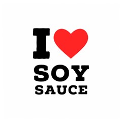 I Love Soy Sauce Wooden Puzzle Square by ilovewhateva