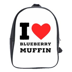 I Love Blueberry Muffin School Bag (large) by ilovewhateva