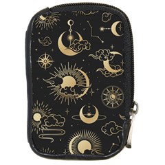 Asian-seamless-pattern-with-clouds-moon-sun-stars-vector-collection-oriental-chinese-japanese-korean Compact Camera Leather Case by Salman4z