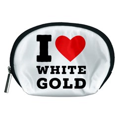 I Love White Gold  Accessory Pouch (medium) by ilovewhateva