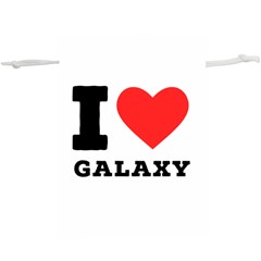 I Love Galaxy  Lightweight Drawstring Pouch (xl) by ilovewhateva