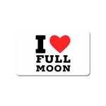 I love full moon Magnet (Name Card)