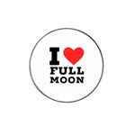 I love full moon Hat Clip Ball Marker (4 pack)