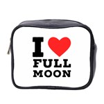 I love full moon Mini Toiletries Bag (Two Sides)