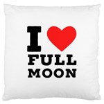 I love full moon Large Cushion Case (One Side)