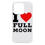 I love full moon iPhone 14 Pro TPU UV Print Case