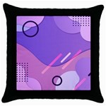 Colorful-abstract-wallpaper-theme Throw Pillow Case (Black) Front