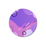 Colorful-abstract-wallpaper-theme Magnet 3  (Round)