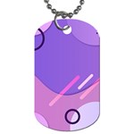 Colorful-abstract-wallpaper-theme Dog Tag (Two Sides)