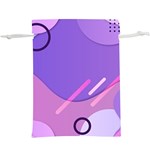 Colorful-abstract-wallpaper-theme Lightweight Drawstring Pouch (XL)