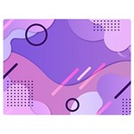 Colorful-abstract-wallpaper-theme Two Sides Premium Plush Fleece Blanket (Extra Small)