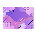 Colorful-abstract-wallpaper-theme Crystal Sticker (A4)