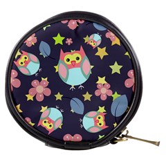 Owl-stars-pattern-background Mini Makeup Bag by Salman4z