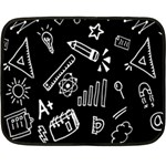 Knowledge Drawing Education Science Two Sides Fleece Blanket (Mini) 35 x27  Blanket Front