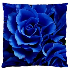 Roses Flowers Plant Romance Large Premium Plush Fleece Cushion Case (one Side) by pakminggu