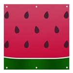 Watermelon Fruit Summer Red Fresh Food Healthy Banner and Sign 4  x 4 