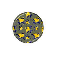 Background Pattern Texture Design Wallpaper Hat Clip Ball Marker (4 Pack) by pakminggu
