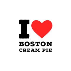 I Love Boston Cream Pie Shower Curtain 48  X 72  (small)  by ilovewhateva