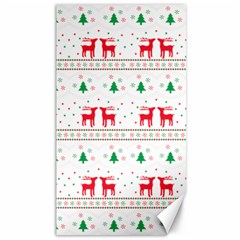 Red Green And Blue Christmas Themed Illustration Canvas 40  X 72  by pakminggu