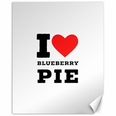 I Love Blueberry Canvas 16  X 20  by ilovewhateva