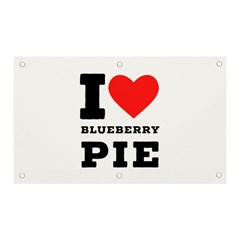 I Love Blueberry Banner And Sign 5  X 3  by ilovewhateva
