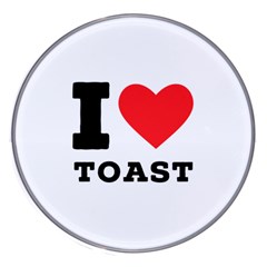 I Love Toast Wireless Fast Charger(white) by ilovewhateva