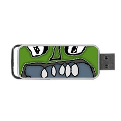 Extreme Closeup Angry Monster Vampire Portable Usb Flash (one Side) by dflcprintsclothing