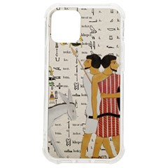 Egyptian Design Men Worker Slaves Iphone 12 Mini Tpu Uv Print Case	 by Mog4mog4