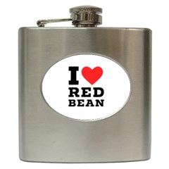 I Love Red Bean Hip Flask (6 Oz) by ilovewhateva