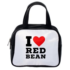 I Love Red Bean Classic Handbag (one Side) by ilovewhateva