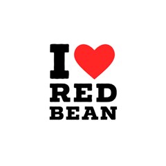 I Love Red Bean Play Mat (square) by ilovewhateva