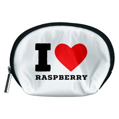I Love Raspberry Accessory Pouch (medium) by ilovewhateva
