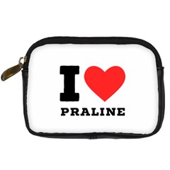 I Love Praline  Digital Camera Leather Case by ilovewhateva