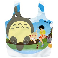 My Neighbor Totoro Totoro Full Print Recycle Bag (xl) by Mog4mog4