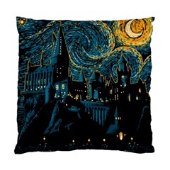 Hogwarts Castle Van Gogh Standard Cushion Case (one Side) by Mog4mog4