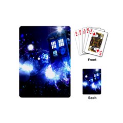 Tardis Background Space Playing Cards Single Design (mini) by Mog4mog4