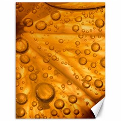 Lime Water Bubbles Macro Light Detail Background Canvas 12  X 16  by Mog4mog4