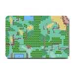 Green Retro Games Pattern Small Doormat