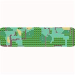 Green Retro Games Pattern Large Bar Mat