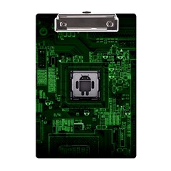 Technology Computer Chip Electronics Industry Circuit Board A5 Acrylic Clipboard