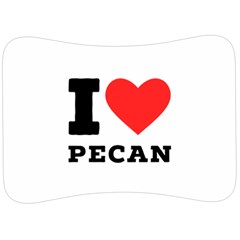 I Love Pecan Velour Seat Head Rest Cushion by ilovewhateva